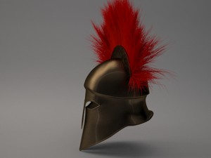 greek helmet 3D Model