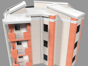 apartment building 3D Model