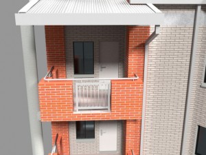 apartment building Modello 3D