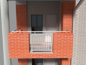 apartment building Modello 3D