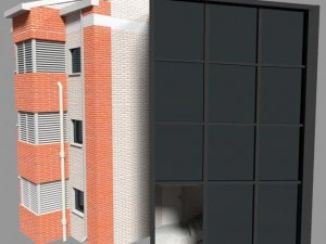 apartment building 3D Model