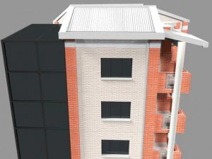 apartment building 3D Model