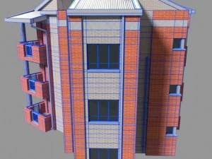 apartment building 3D Model