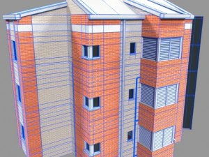 apartment building 3D Model