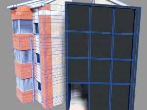 apartment building 3D Model