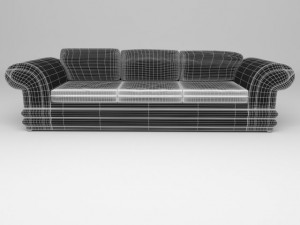 leathercouch 3D Model
