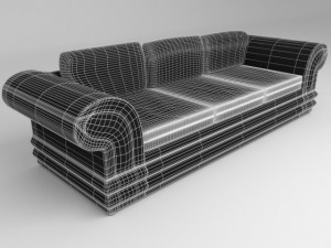 leathercouch 3D Model