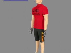 sports character 3D Model