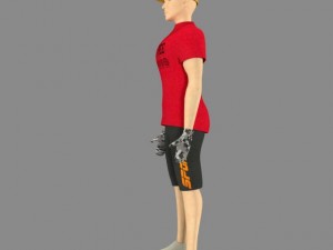 sports character 3D Model
