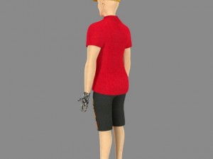 sports character 3D Model