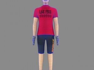 sports character 3D Model