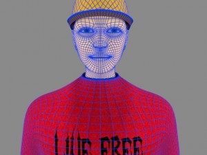 sports character 3D Model