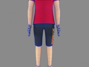 sports character 3D Model