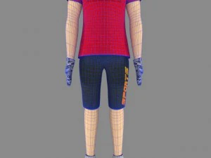 sports character 3D Model