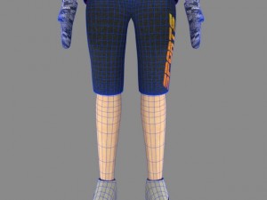 sports character 3D Model