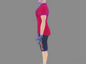 sports character 3D Model