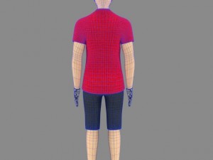 sports character 3D Model