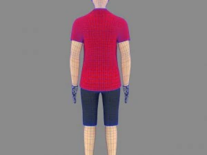 sports character 3D Model
