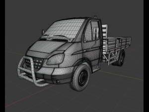 mini truck 3D Model