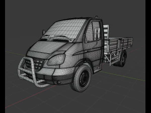 mini truck 3D Model