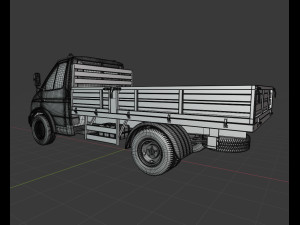 mini truck 3D Model