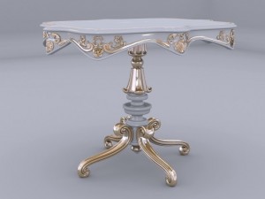 table barokko 3Dモデル