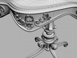 table barokko 3Dモデル