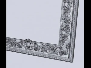 frame for a picture rokoko 3D Model
