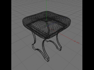 stool 3D 模型