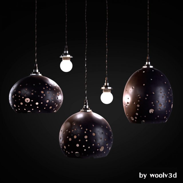 lusters black Modelo 3D .c4d .max .obj .3ds .fbx .stl .blend 