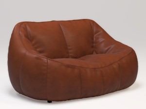 leather sofa 3Dモデル