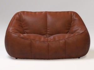 leather sofa 3D Model