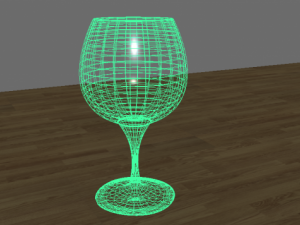 wine glass 3D Model