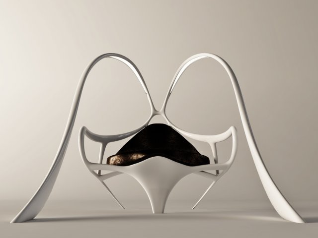 futuristic armchair bunny Modelo 3D .c4d .max .obj .3ds .fbx .stl .blend 