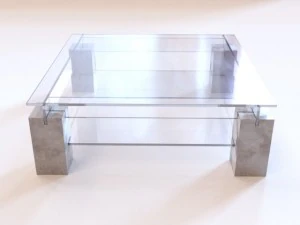 Roche bobois tenere 커피 테이블 3D 모델