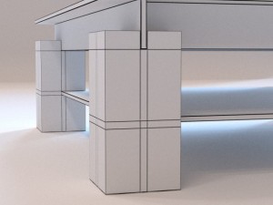 roche bobois  tenere coffee table Modelo 3D