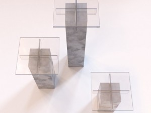 roche bobois  small furniture tenere stools 3D 모델
