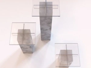 roche bobois маленькі меблі tenere табурети 3D Модель