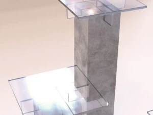 roche bobois маленькі меблі tenere табурети 3D Модель