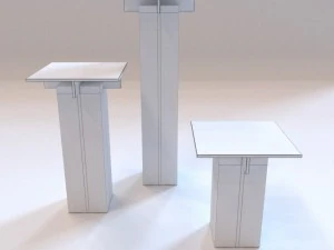 roche bobois маленькі меблі tenere табурети 3D Модель