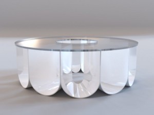 roche bobois  iride coffee table 3D Model