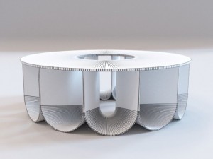 roche bobois  iride coffee table 3D Model