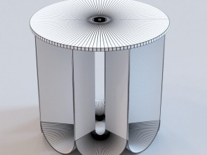 roche bobois  iride end table 3D मॉडल