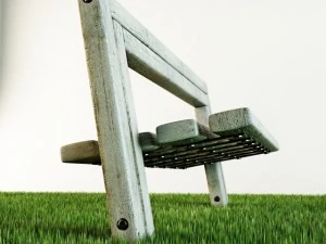 concrete bench 3D Model