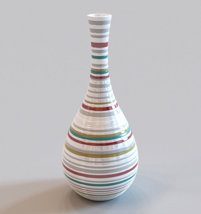 vase Model 3D .c4d .max .obj .3ds .fbx .stl .blend 