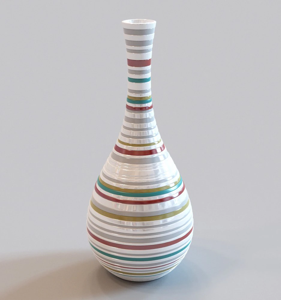 Vase 3D Modell .c4d .max .obj .3ds .fbx .stl .blend 