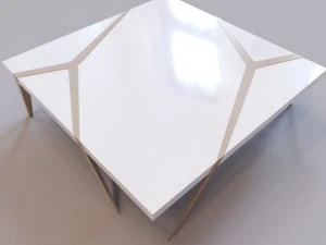 roche bobois mangrove cocktail table 3D Model