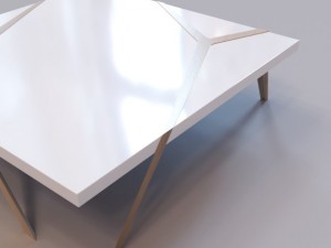roche bobois  mangrove cocktail table Modelo 3D