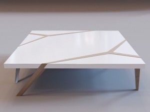 roche bobois  mangrove cocktail table Modelo 3D