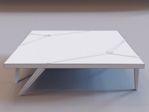 roche bobois  mangrove cocktail table Modelo 3D